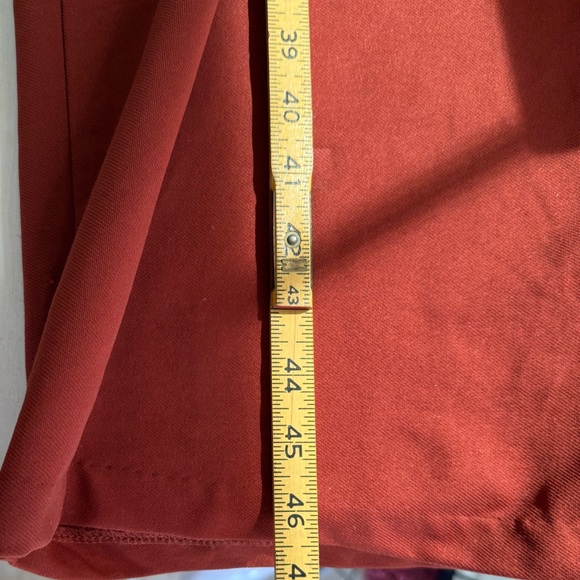 Betsey Johnson Womens Side Slit
Long Maxi Dress Burnt Orange Puff Sleeve LARGE - Picture 9 of 12